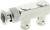 J01005A0003, Tee 75 RF Adapter BNC Plug to BNC Socket 4GHz