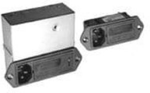 6VM1C, AC Power Entry Modules 6A IEC - .110 FASTON UNFLTRD SNAP IN MNT