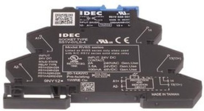 RV8S-S-D48-D24, Solid State Relays - Industrial Mount 6mm SSR 24VDC input