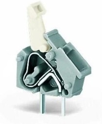 256-401, Модульная клемма на плату, шаг 5-5,08 мм, серая