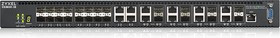 Коммутатор Zyxel XS3800-28 L2+ switch , 4xRJ-45: 1 / 2.5 / 5 / 10G, 8xCombo (SFP: 1 / 10G, RJ-45: 1 / 2.5 / 5 / 10G), 16xSFP +