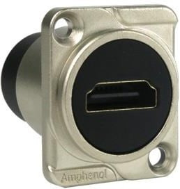 AC-HDMI-RR, Conn HDMI Adapter F/F 19/19 POS ST Panel Mount 1/1 Port