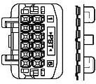 1473407-1, 2.2mm 2x6P 6 2 3mm NO P=2.2mm Rectangular Connectors Housings