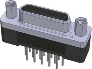 M83513/28-D01CP, MICRO-D SUB CONN, PLUG, 25POS, TH