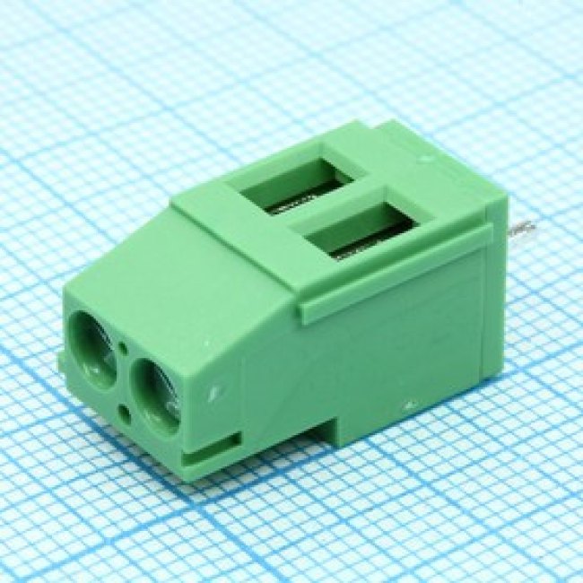 DG129-5.0-02P-14-100A(H), Винтовой клеммный блок c рельефной обоймой, 2 контакта. Серия DG129-5.0 DG129-5.0-02P-14-100A(H), Винтовой клеммный блок c рельефной обоймой, 2 контакта. Серия DG129-5.0
