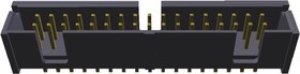 103309-7, AMP-LATCH Series Straight Through Hole PCB Header, 34 Contact(s), 2.54mm Pitch, 2 Row(s), Shrouded