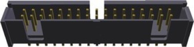 103309-7, AMP-LATCH Series Straight Through Hole PCB Header, 34 Contact(s), 2.54mm Pitch, 2 Row(s), Shrouded 103309-7, AMP-LATCH Series Straight Through Hole PCB Header, 34 Contact(s), 2.54mm Pitch, 2 Row(s), Shrouded