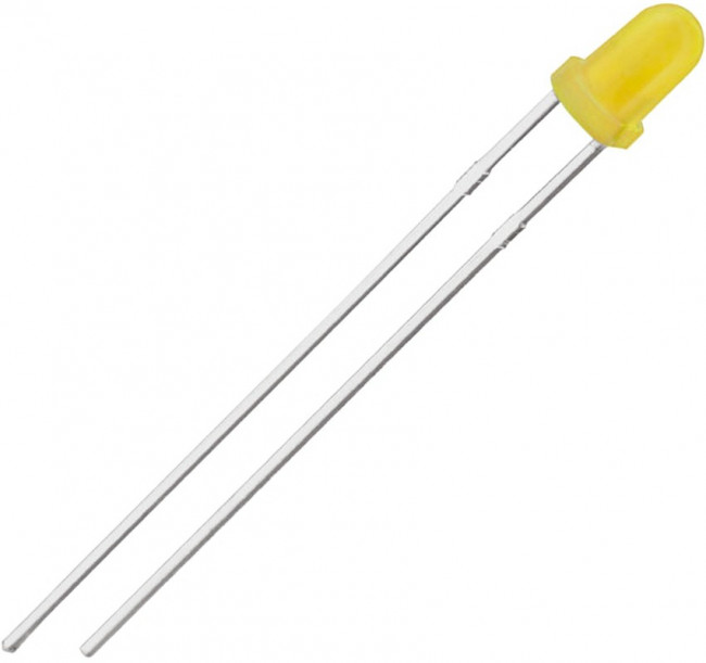 151031YS05900, Standard LEDs - Through Hole WL-TMRC THT Mono Diffused Rnd 3mm Ylw