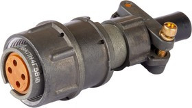 2РМДТ18КПН4Г5В1В, Розетка на кабель с прямым патрубком для неэкранированного кабеля