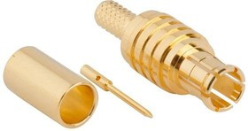 252103-75, RF Connectors / Coaxial Connectors MCX ST CRIMP PLUG 179/U GOLD 75 OHM