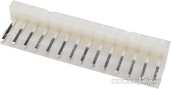 PWL-14, вилка на плату 3.96мм прямая (134-14ST)