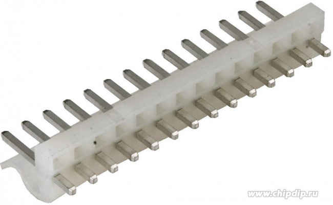 PWL-14, вилка на плату 3.96мм прямая (134-14ST)