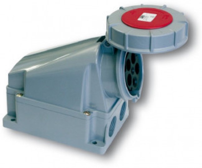 Розетка настенная 63А 400V 3P+N+E IP67 135-6 Розетка настенная 63А 400V 3P+N+E IP67 135-6