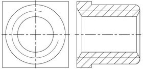 173112-0229, D-Sub Tools &amp; Hardware FCT THREADED INSERT 4-40UNC F52M026M145S