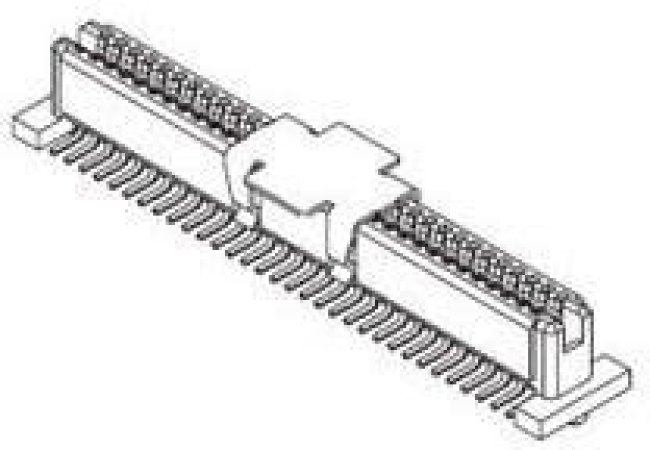 71439-0964, Board to Board &amp; Mezzanine Connectors Mezzanine .039 Rec D nine .039 Rec DR SM
