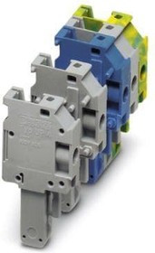 3060092, DIN Rail Terminal Blocks UP 4/ 1-R BU