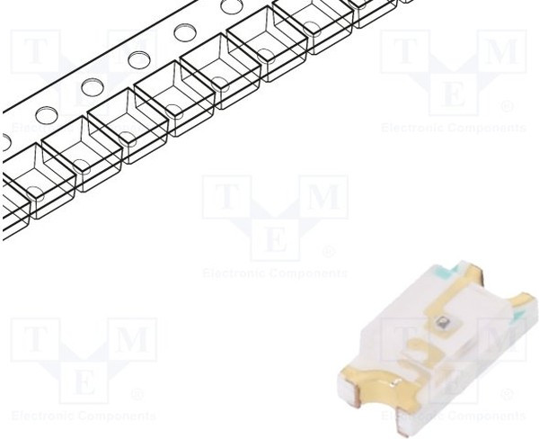 15-21UYC/S530-A2/3T, Светодиод SMD желтый 39mcd 130° 1206 15-21UYC/S530-A2/3T, Светодиод SMD желтый 39mcd 130° 1206