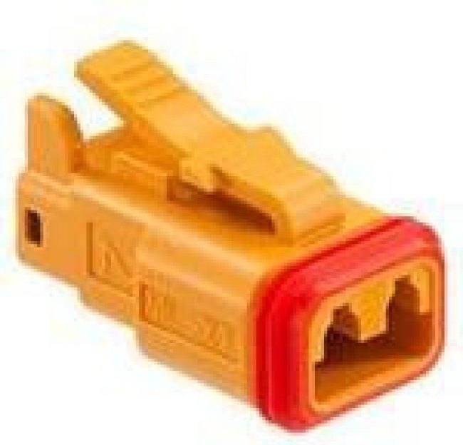 0934451208, Conn Housing PL 2 POS Crimp ST Cable Mount Orange Bag 0934451208, Conn Housing PL 2 POS Crimp ST Cable Mount Orange Bag