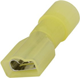 FDFNY5.5-250 yellow, Клемма ножевая изолированная FDFNY5.5-250, жёлтая