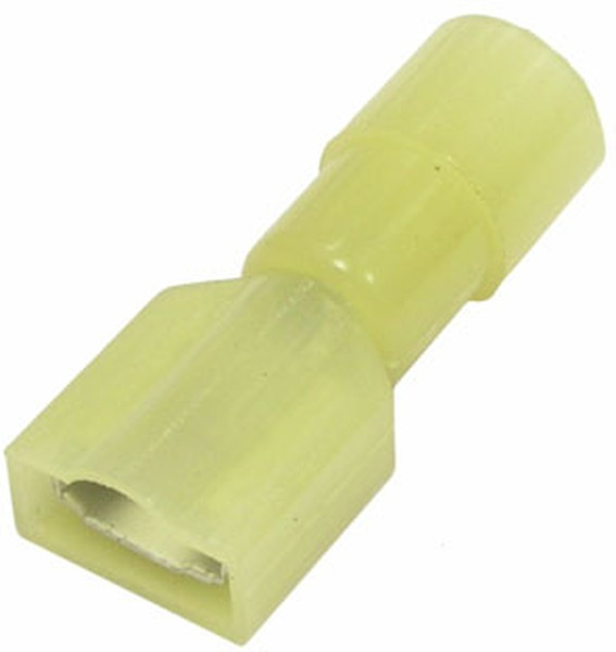 FDFNY5.5-250 yellow, Клемма ножевая изолированная FDFNY5.5-250, жёлтая