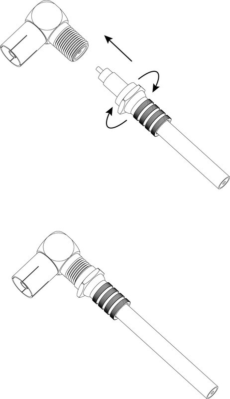 Переходник ЭРА R-A03 гнездо F-гнездо TV угловой Б0048293 Переходник ЭРА R-A03 гнездо F-гнездо TV угловой Б0048293