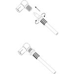 Переходник ЭРА R-A03 гнездо F-гнездо TV угловой Б0048293 Переходник ЭРА R-A03 гнездо F-гнездо TV угловой Б0048293