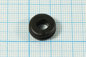 Изоляционная втулка проходная 6x5x1,5x9/13, материал резина, черный, ТУЛА 6x9
