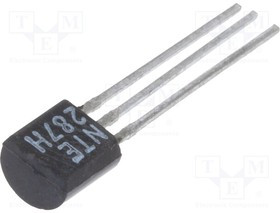 NTE287H, Транзистор: NPN, биполярный, 350В, 0,5А, 0,625Вт, TO92