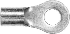 31113, Budget Uninsulated Ring Terminal, M4 (#8) Stud Size, 2.6mm² to 6.6mm² Wire Size