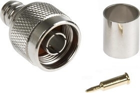 HYR-0303E (GN-303E) (N-7301E) (N-C8P), Разъем N, штекер, RG-213, обжим (Crimp)