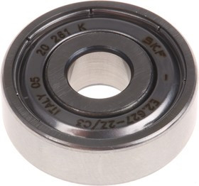 E2.627-2Z/C3 Single Row Deep Groove Ball Bearing- Both Sides Shielded 7mm I.D, 22mm O.D E2.627-2Z/C3 Single Row Deep Groove Ball Bearing- Both Sides Shielded 7mm I.D, 22mm O.D