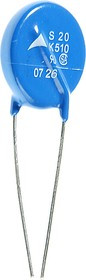 B72220-S 511-K101 (S20K510), 510 В, 190 Дж, Варистор B72220-S 511-K101 (S20K510), 510 В, 190 Дж, Варистор