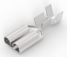 6-160449-3, Клеммы быстрого отключения, Гнездовой Быстрого Соединения, 6.35мм x 0.81мм, 0.25" x 0.032"