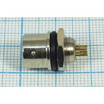 Разъем (быстроразъемный) XS8JK4P-M вилка, контакты 4P, диаметр B 8, монтаж на блок, XS8JK4P-M