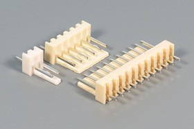 Разъем питания WF вилка, контакты 1x10, шаг P2.54, монтаж на плату, WF-10