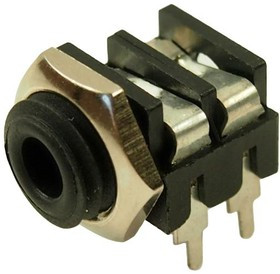 MP1384ASM, Телефонный аудио разъем, 2 контакт(-ов), Гнездо, Монтаж на Печатную Плату