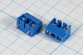 Клеммник наборный, контакты 2P7,62, на плату, 350-02P-24
