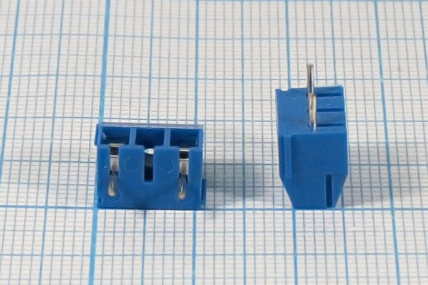 Клеммник наборный, контакты 2P7,62, на плату, 350-02P-24