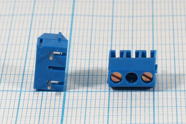 Клеммник наборный, контакты 2P7,62, на плату, 350-02P-24