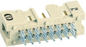 09185106329, SEK 18 Series Straight Through Hole PCB Header, 10 Contact(s), 2.54mm Pitch, 2 Row(s), Shrouded 09185106329, SEK 18 Series Straight Through Hole PCB Header, 10 Contact(s), 2.54mm Pitch, 2 Row(s), Shrouded