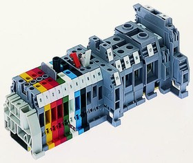 1SNA125120R1100, SNA Series Blue DIN Rail Terminal Block, 10mm², Single-Level, Screw Termination 1SNA125120R1100, SNA Series Blue DIN Rail Terminal Block, 10mm², Single-Level, Screw Termination