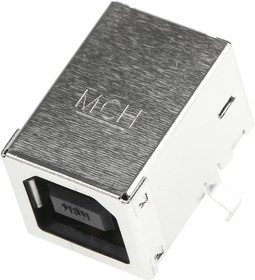 67068-8001, USB Connector, Receptacle, USB-B 2.0, Right Angle, Positions - 4