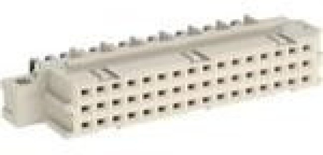 284325, Conn DIN 41612 F 48 POS 2.54mm Solder RA Thru-Hole