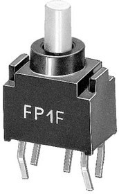 FP 1 F, Push Button Switch, Momentary, PCB, SPDT