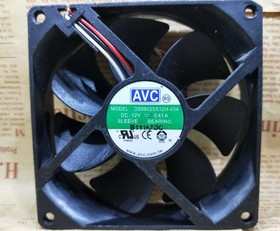 Вентилятор 92x25 avc ds09225s12h-034 3pin 12v 0.41a