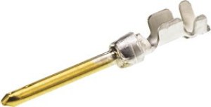 166053-1, Контакт D Sub, Разъемами D Sub, Штырь, Фосфористая Бронза, 24 AWG, 20 AWG