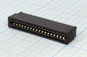 Разъем слот SL- 36 розетка, шаг P2.54, контакты 18HC/36P, на плату, SL- 36