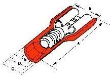 19005-0004, Terminals 18-22 AWG DISCONNECT