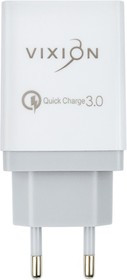 Блок питания (сетевой адаптер) VIXION H3 1xUSB Quick Charger 3.0 2xUSB, 2.1A (белый)