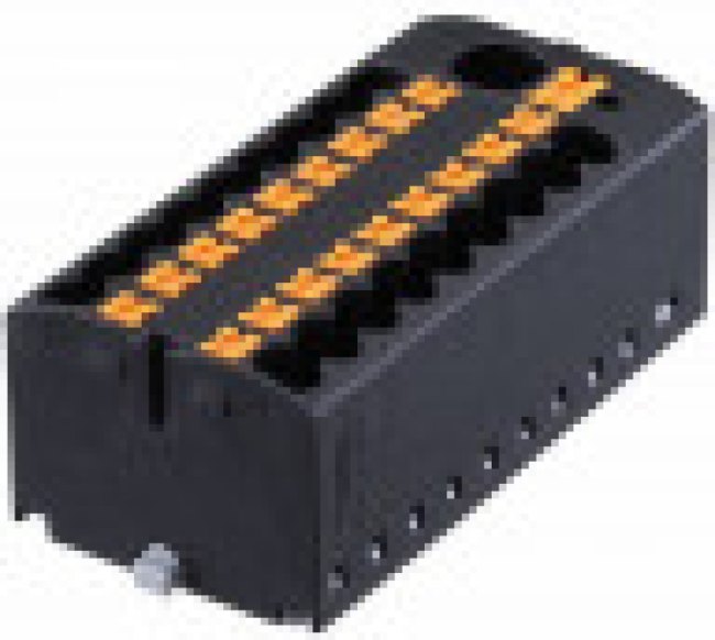 3273388, Terminal Block, Push-In, 19 Poles, 450V, 24A, 0.14 ... 10mm², Black